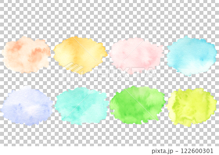 Watercolor pastel stain set Watercolor pastel stain set 122600301