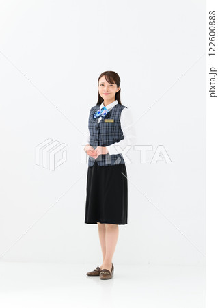 女性 制服 ビジネス 全身 女性 制服 ビジネス 全身 122600888