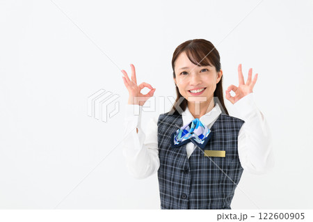 女性　制服　ビジネス　OK 122600905