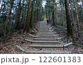埼玉県長瀞町の宝登山へ登る長い階段を歩く登山者 122601383