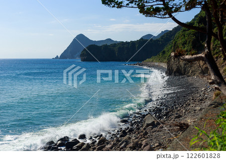 夏の伊豆旅行　シュノーケリング　海水浴 122601828