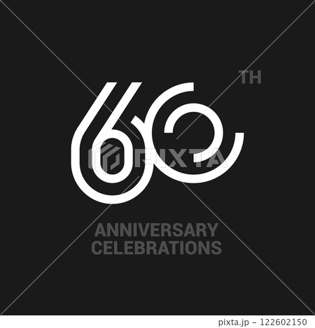 Anniversary logo or emblem design for event. Anniversary logo or emblem design for event. 122602150