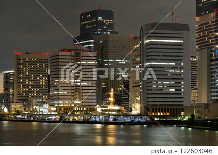 東京　竹芝の夕景 122603046