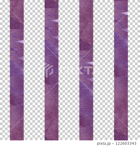 Watercolor plum color stripes seamless pattern. Hand drawn vertical lines in trendy burgundy color background for wallpaper, web, poster, wrapping paper design. Home textile and fabric 122603343