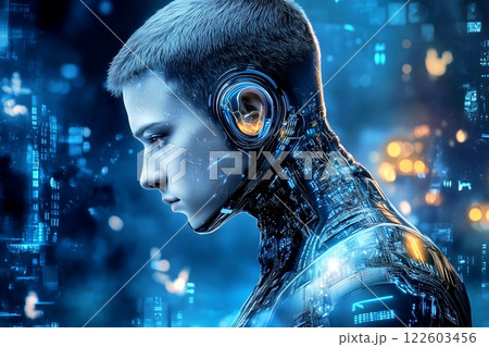 テクノロジー・ビジネスイメージ「AI生成画像」 122603456