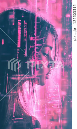 テクノロジー・ビジネスイメージ「AI生成画像」 122603516