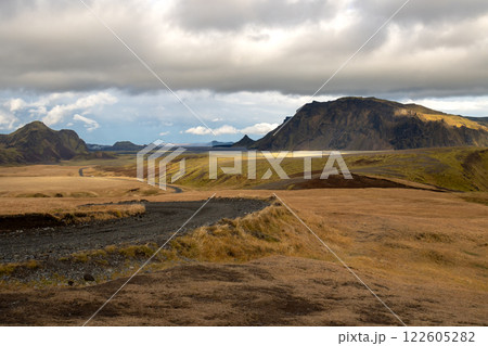 Mountains and landscape in Katla geopark, Iceland Mountains and landscape in Katla geopark, Iceland 122605282