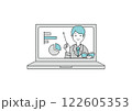 オンライン授業のイメージイラスト素材 122605353