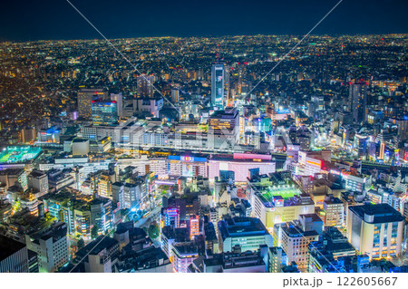 東京　池袋サンシャインからの夜景 122605667