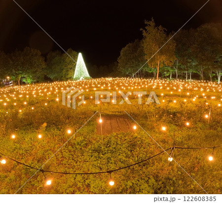 やくらいガーデンのイルミイベント 122608385
