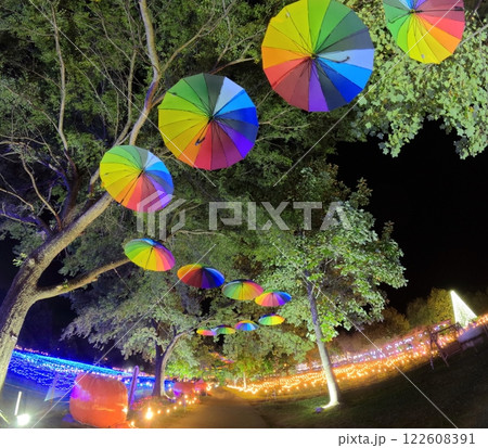 やくらいガーデンのイルミイベント 122608391