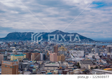 【#函館】五稜郭から見た函館山 122608977
