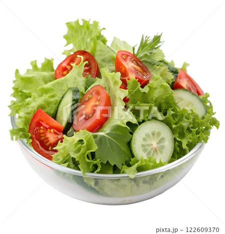green salad no background in PNG format. 122609370