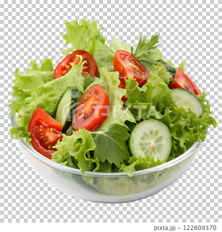 green salad no background in PNG format. 122609370