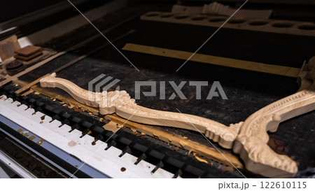 Machine Tool Equipment Industrial Workshop Enterprise Wood Processing Wooden Planks. 122610115