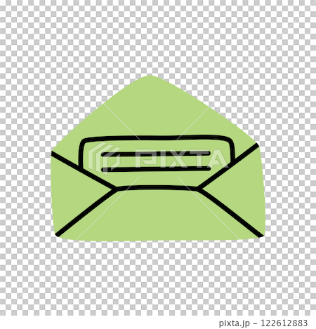 Doodle Open envelope with letter icon hand drawn in a modern minimalistic style Doodle Open envelope with letter icon hand drawn in a modern minimalistic style 122612883