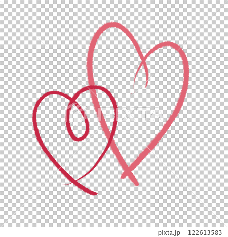 赤いハートマーク 122613583