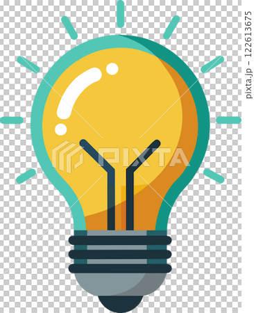 Light Bulb Growth Icon Fostering Ideas, Creativity, and Innovative Solutions 122613675