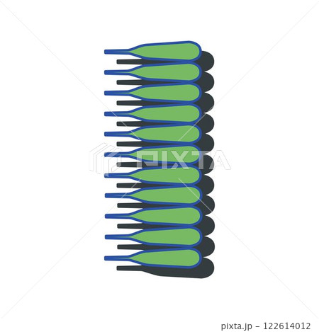Art Wind Initial Caps Font Capital Letter I vector design 122614012