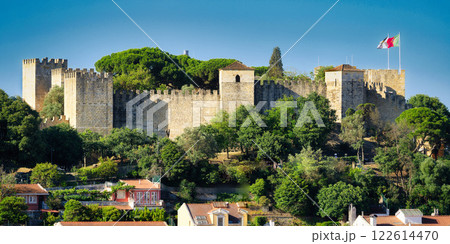 Castelo de Sao Jorge fortress in lisbon Castelo de Sao Jorge fortress in lisbon 122614470