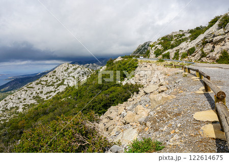 Typical Croatian, Dalmatian Adriatic seaside natural landscape with diverse natural views Typical Croatian, Dalmatian Adriatic seaside natural landscape with diverse natural views 122614675