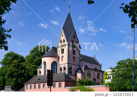 The Romanesque Basilica of St. Maria in Lyskirchen on the banks of the Rhine in Cologne The Romanesque Basilica of St. Maria in Lyskirchen on the banks of the Rhine in Cologne 122615021