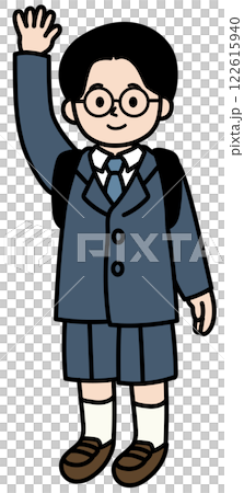 小学生の男子のベクターイラスト 小学生の男子のベクターイラスト 122615940