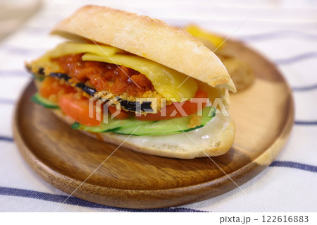 【食べ物】ナスのボロネーゼ 【食べ物】ナスのボロネーゼ 122616883