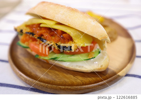 【食べ物】ナスのボロネーゼ 【食べ物】ナスのボロネーゼ 122616885
