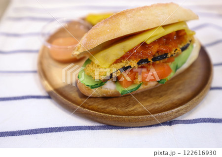 【食べ物】ナスのボロネーゼ 122616930