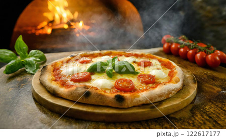 ピザ素材 122617177