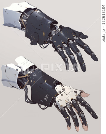 機械の腕のイラスト 122618104