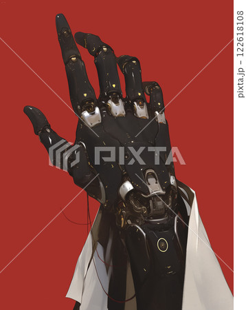 機械の腕のイラスト 122618108