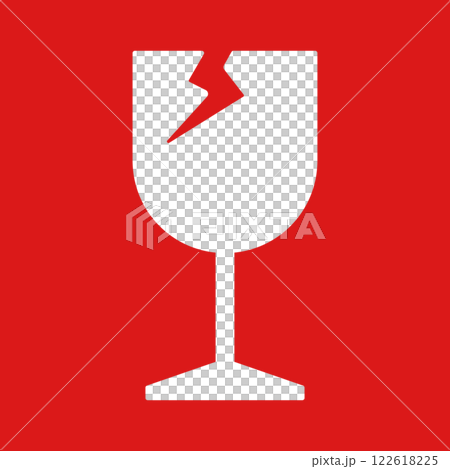 行李搬運說明:易碎物品保養標記 行李搬運說明:易碎物品保養標記 122618225