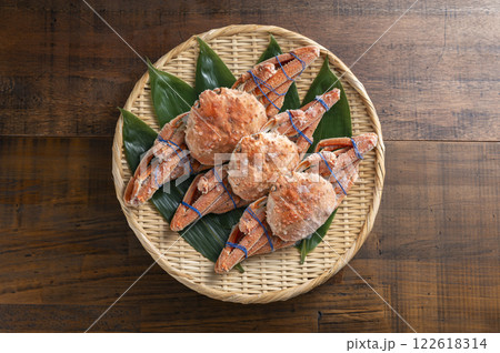 冷凍のカニ 122618314