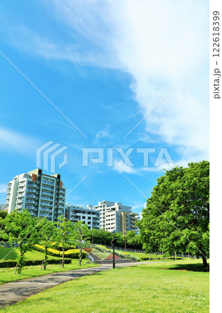千葉県　海浜幕張　幕張海浜公園からの風景 122618399