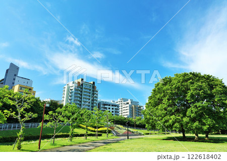 千葉県　海浜幕張　幕張海浜公園からの風景 122618402