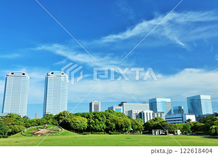 千葉県　海浜幕張　幕張海浜公園からの風景 122618404
