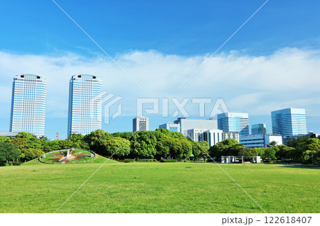 千葉県　海浜幕張　幕張海浜公園からの風景 122618407