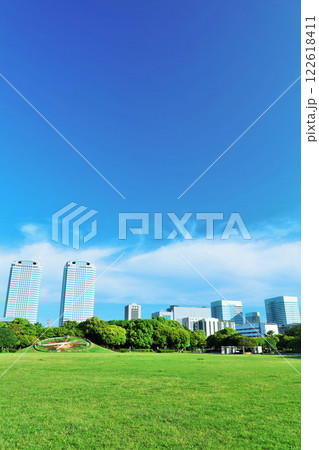 千葉県 海浜幕張 幕張海浜公園からの風景 千葉県 海浜幕張 幕張海浜公園からの風景 122618411