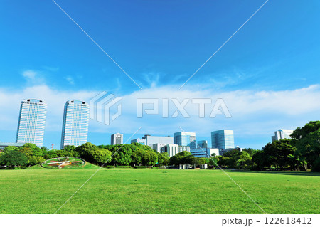 千葉県　海浜幕張　幕張海浜公園からの風景 122618412