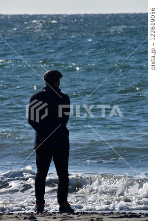 中田島砂丘から黄金に輝く海を眺める 122619056