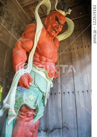 仙台市　定義　極楽山西方寺　仁王門の金剛力士　阿像 122619162