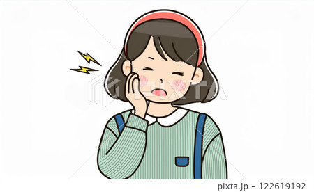 歯痛に苦しむ人 122619192