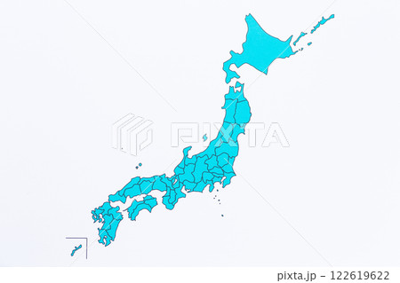 日本列島の地図 122619622