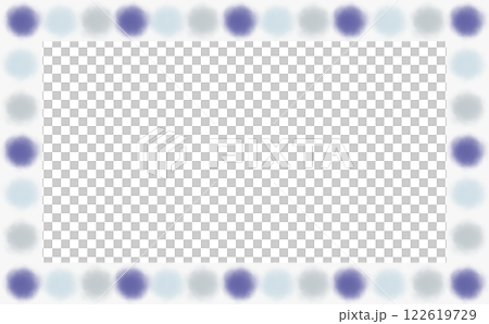 Simple watercolor dot frame in cool colors Simple watercolor dot frame in cool colors 122619729