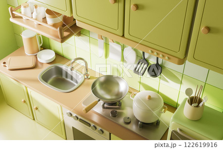 立体 3次元 3D 122619916