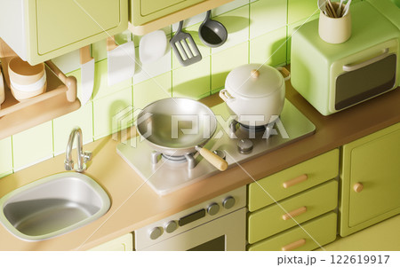 立体 3次元 3D 122619917