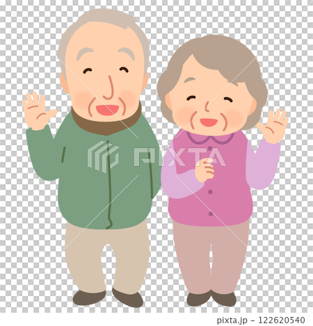 シニア夫婦　高齢者　後期高齢者 122620540