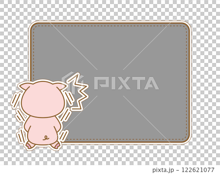 可愛いぶたさんフレーム　75 122621077